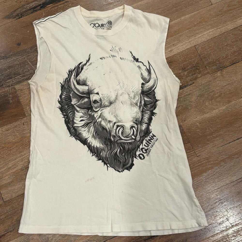 O'Quinn Change Direction Bison Graphic Muscle Tank